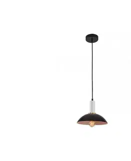 Svietidlá Zam 180052 - Luster na lanku 1xE27/40W/230V čierna 180052