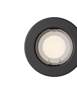 Svietidlá Philips - LED RGBW Stmievateľné podhľadové svietidlo PERIDOT 1xGU10/6,5W/230V čierna P7276+AI2363