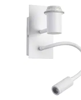 Svietidlá BRILAGI - LED Flexibilná nástenná lampa NUBILA 1xE27/25W/230V + LED/3W biela BRI126