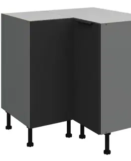 Kuchynské skrinky stojace Kuchynská skrinka Aria-Bl/Ant Anti Fingerprint 90x90 Dn 2f Bb