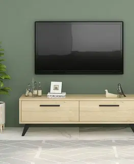 TV stolíky OTTAWA TV stolík na nožičkách, dub