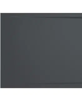 Vane CERANO - Sprchová vanička obdĺžniková Loro - liaty mramor - tmavo šedá - 120x90x3,5 CER-8050BD80372