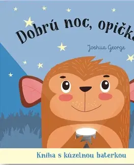 Leporelá, krabičky, puzzle knihy Dobrú noc, opička! - Joshua George