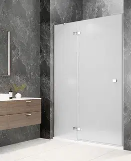 Sprchovacie kúty POLYSAN - GLOBE CHROME sprchové dvere do niky 1000, matné sklo, ľavá GB1010MLC