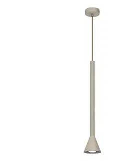 Svietidlá  Závesný luster MAZZO na lanku 1xGU10/8W/230V, béžový 4475