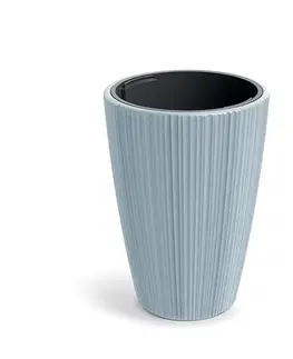 Kvetináče a truhlíky DMOR400-443U plastový kvetináč 39 cm svetlosivá