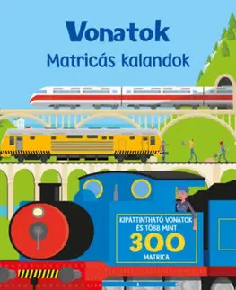 Nalepovačky, vystrihovačky, skladačky Vonatok