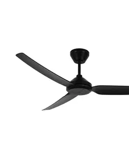 Ventilátory Lucci air 21616349 - Stropný látor POLIS IP55 čierna + diaľkové ovládanie 21616349