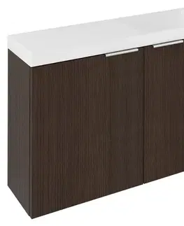Kúpeľňový nábytok SAPHO - LATUS X umývadlová skrinka 78,8x50x22cm, borovica rustik LT110-SET04