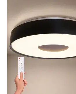Svietidlá BRILAGI - stmievateľné LED stropné svietidlo JAMIS LED/48W/230V pr. 39 cm čierna + DO WO800-OEM50-40