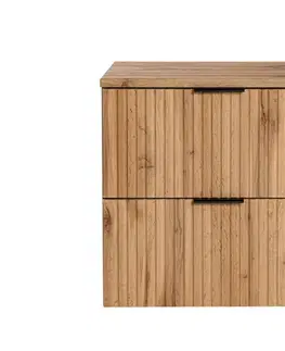 Nábytok ArtCom Kúpeľňová skrinka s doskou ADEL Oak D60/1 | 60 cm