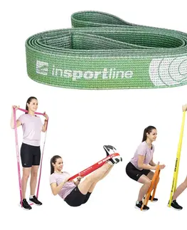 Ostatné fitness náradie Posilňovacia guma inSPORTline Rand Light zelená