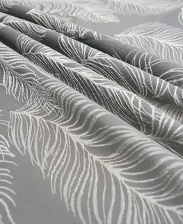 Závesy do spálne Záves na páske HM/FEATHER/135x250/sivý