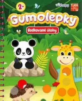 Nalepovačky, vystrihovačky, skladačky Gumolepky - Bodkované úlohy