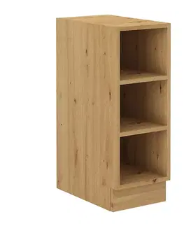 Kuchynské dolné skrinky KONDELA Lula 30 D OTW BB dolná kuchynská skrinka dub artisan