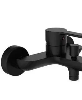 Kúpeľňové batérie Eisl - Vaňová batéria DENVER čierna matná, rozteč 150 mm (44306) 44306