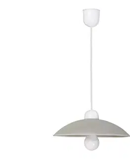 Svietidlá Rabalux 1408 - Luster CUPOLA RANGE 1xE27/60W/230V šedá