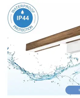Svietidlá BRILAGI- LED Kúpeľňové osvetlenie zrkadla WOODY MIRROR LED/8W/230V IP44 dub/biela 8590828607489