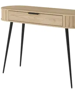 Toaletné stolíky Toaletný stolík 1s Lovi C Dub Cremona