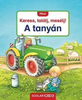 Leporelá, krabičky, puzzle knihy Mini Keress, találj, mesélj! A tanyán - Sandra Grimm