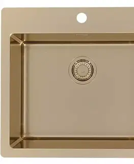 Kuchynské drezy Drez Monarch Pure 70 bronze
