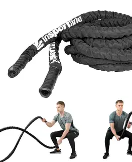 Ostatné fitness náradie Posilňovacie lano inSPORTline Wave Rope 38 mm - 15 m