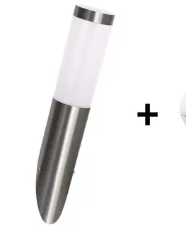 Svietidlá  LED Vonkajšie svietidlo LIVIA 1xE27/7W/230V 4000K IP44 SA0462+BG0216