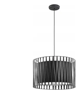 Svietidlá  Luster na lanku HARMONY BLACK 3xE27/60W/230V 1655