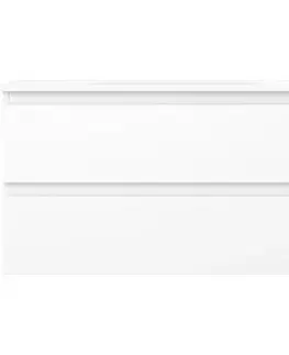 Kúpeľňový nábytok MEXEN/S - Orio kúpeľňová skrinka 90 cm s umývadlom Vela, 2 zásuvky, biela mat 91A10-09047-2-BFF01-W23M01