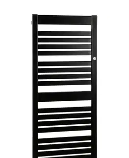 Radiátory do kúpeľne Instalprojekt - Kúpeľňový radiátor FRAME SLIM - Radiátory - Farebné prevedenie HL - Čierna, Rozmer radiátora HL - 400 × 1078 mm, výkon 418 W RADFRAS401131