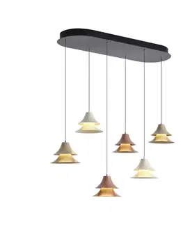 Závesné svietidlá Závesná lampa viacfarebná vrátane LED stmievateľná 6-svetiel Easylift - Witch