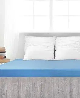 Plachty 4Home jersey prestieradlo Mako modrá, 180 x 200 cm