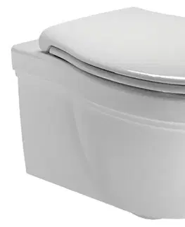 Záchody GSI - CLASSIC závesná WC misa, 37x55cm, biela ExtraGlaze 871211