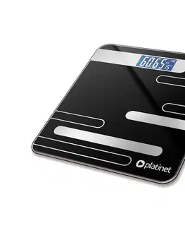 Predlžovacie káble  Digitálna osobná váha s LCD displejom 2xAAA čierna PBS26B
