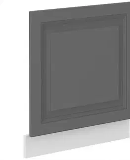 Dvierka a čelá zásuviek pre kuchynske skrinky Dvierka umývačky riadu Stilo dustgrey/biely 570x596