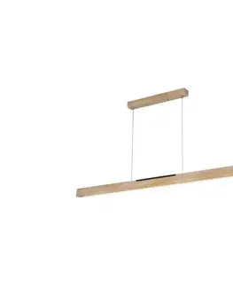 Svietidlá  LED Luster na lanku LED/22W/230V 4000K 120 cm borovica/masív WRL0221