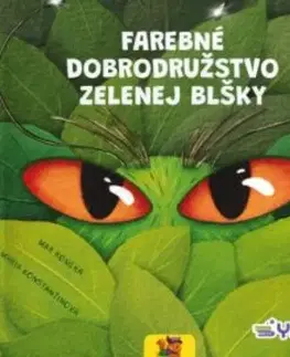 Leporelá, krabičky, puzzle knihy Farebné dobrodružstvo zelenej blšky