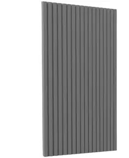 Kuchynské skrinky Čelo skrinky Luxeo F14-G60(72) ryfla dark grey