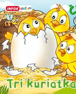 Leporelá, krabičky, puzzle knihy Otvor okienko: Tri kuriatka - Kolektív autorov