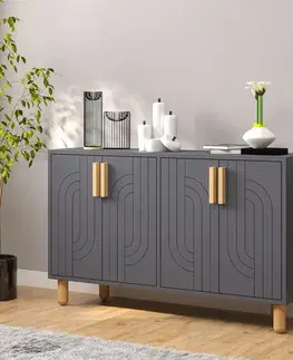 Komody Konzolový stolík Rodney - Anthracite