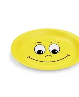 Taniere Kinekus Tanier papierový SMILE 23cm, 10ks, jednorazový