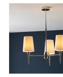 Svietidlá Endon 99455 - Luster na tyči 3xE14/6W/230V lesklý chróm/biela 99455