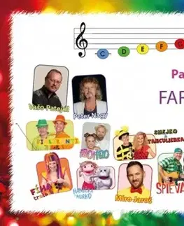 Hudba - noty, spevníky, príručky Farebné noty 5 - Detské hity - Paulína Žemberová