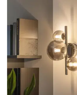 Svietidlá BRILAGI - LED nástenné svietidlo MILLA 3xG9/3W/230V čierny chróm/dymová 4010-3CS