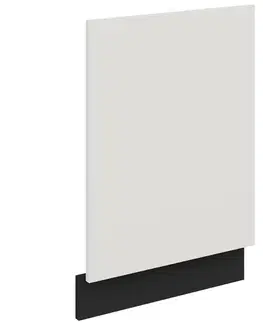 Dvierka a čelá zásuviek pre kuchynske skrinky Dvierka na umývačku Zm Aria-Wh/Bl Anti Fingerprint 570x446