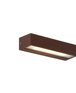Vonkajšie nástenné svietidlá Priemyselná nástenná lampa hrdzavohnedá vrátane LED IP65 - Steph