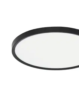 Svietidlá Fulgur 41813 - LED Stropné svietidlo NOMY LED/32W/230V pr. 40 cm čierna s-41813