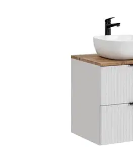 Skrinky s umývadlom ArtCom Kúpeľňová skrinka s umývadlom a doskou ADEL White DU60/1 | 60 cm