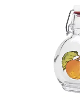 Fľaše s dekoráciou MAKRO - Fľaša Felda 0,2l-marhuľa