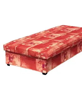 Postele Válenda Sára červená/oranžová